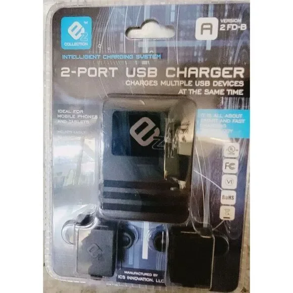 ICS Innovation EZ Collection 2-Port USB Charger Mount Charging System New - Picture 2 of 10